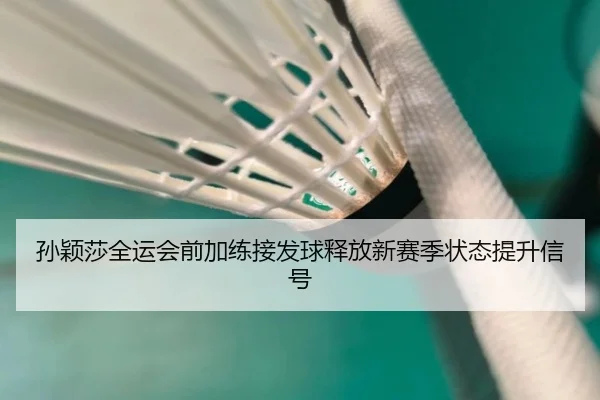 孙颖莎全运会前加练接发球释放新赛季状态提升信号